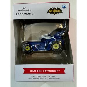 Hallmark DC Comics Bam the Batmobile Batwheels Christmas Tree Ornament 2023 NEW